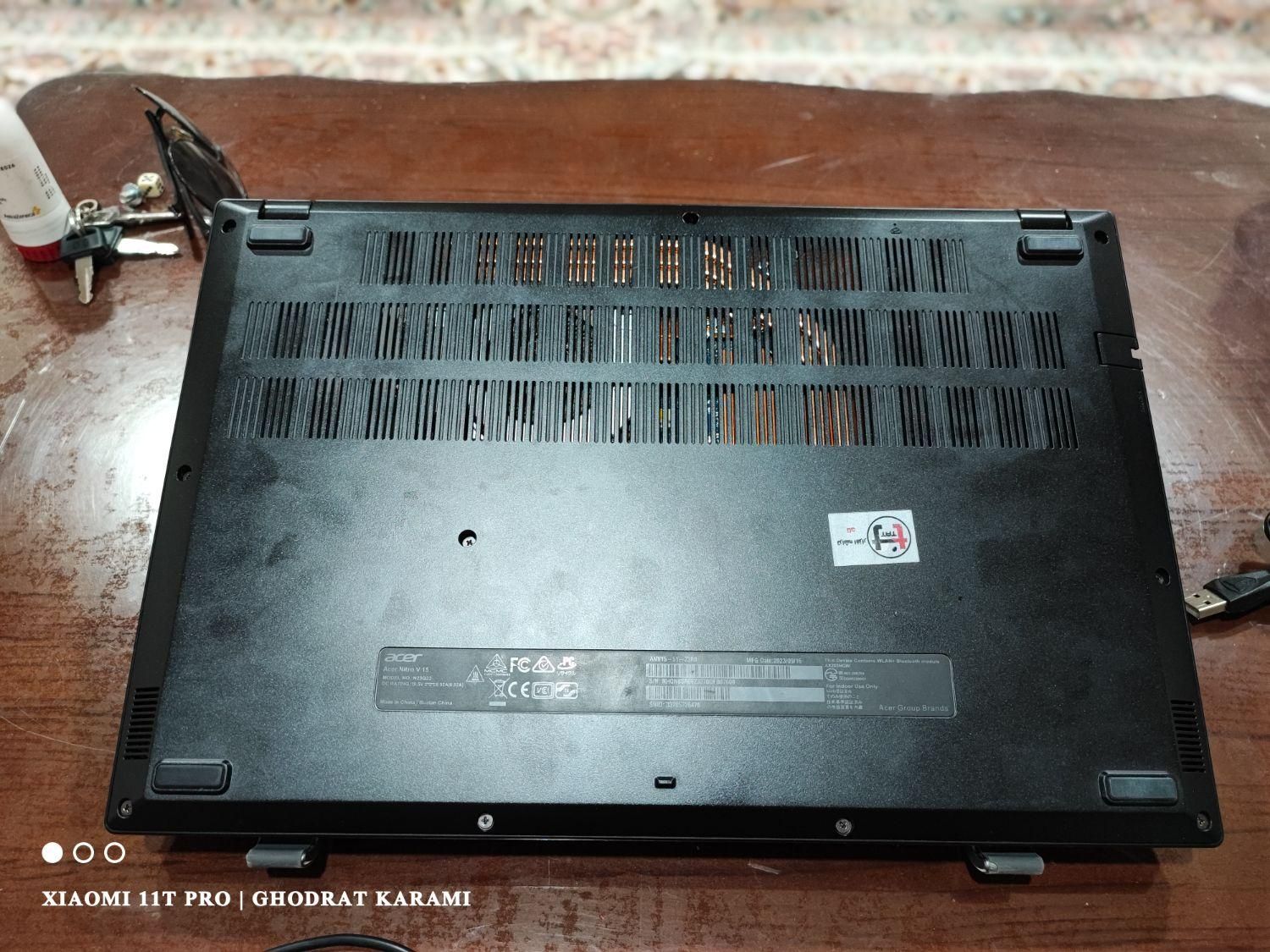 لپ تاپ acer مدل nitro v15|رایانه همراه|دزفول, |دیوار