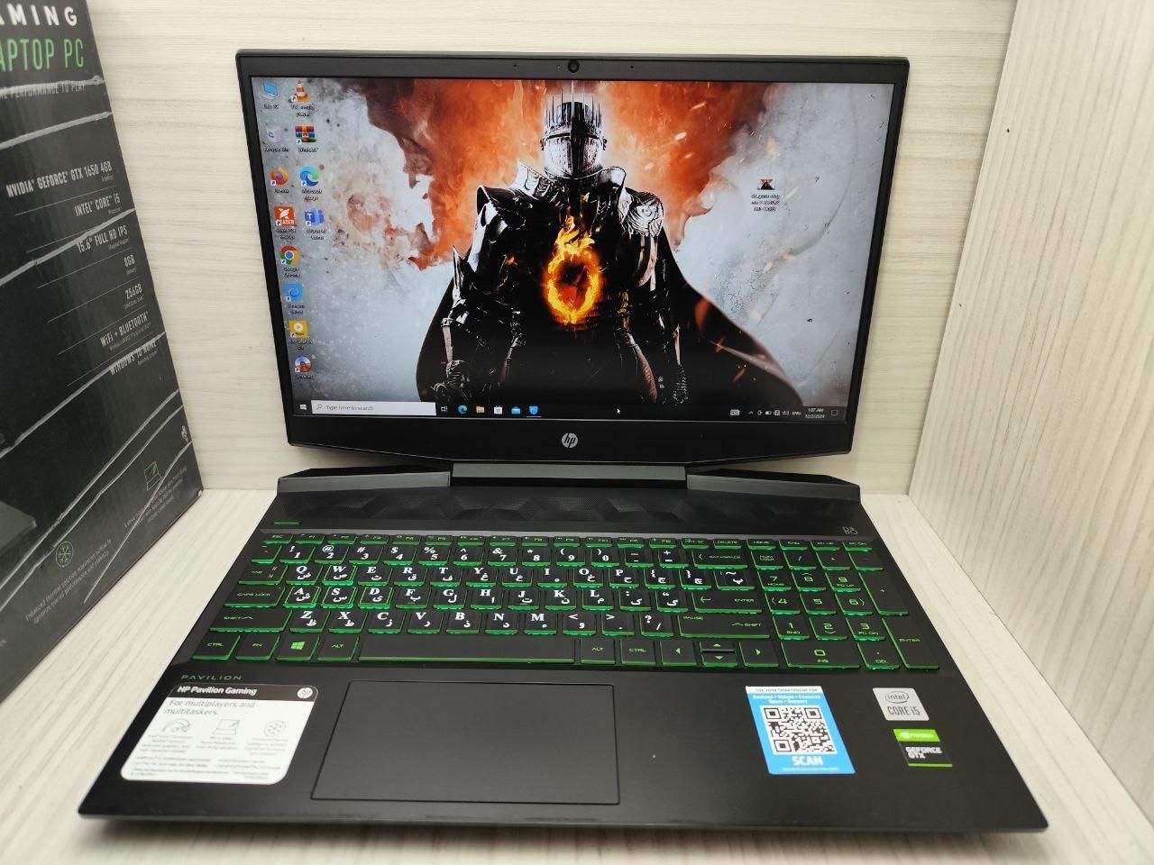 گیمینگ Hp pavilion Gaming 10H رم۱۶ گرافیک4GTX 1650|رایانه همراه|تهران, باغ فیض|دیوار