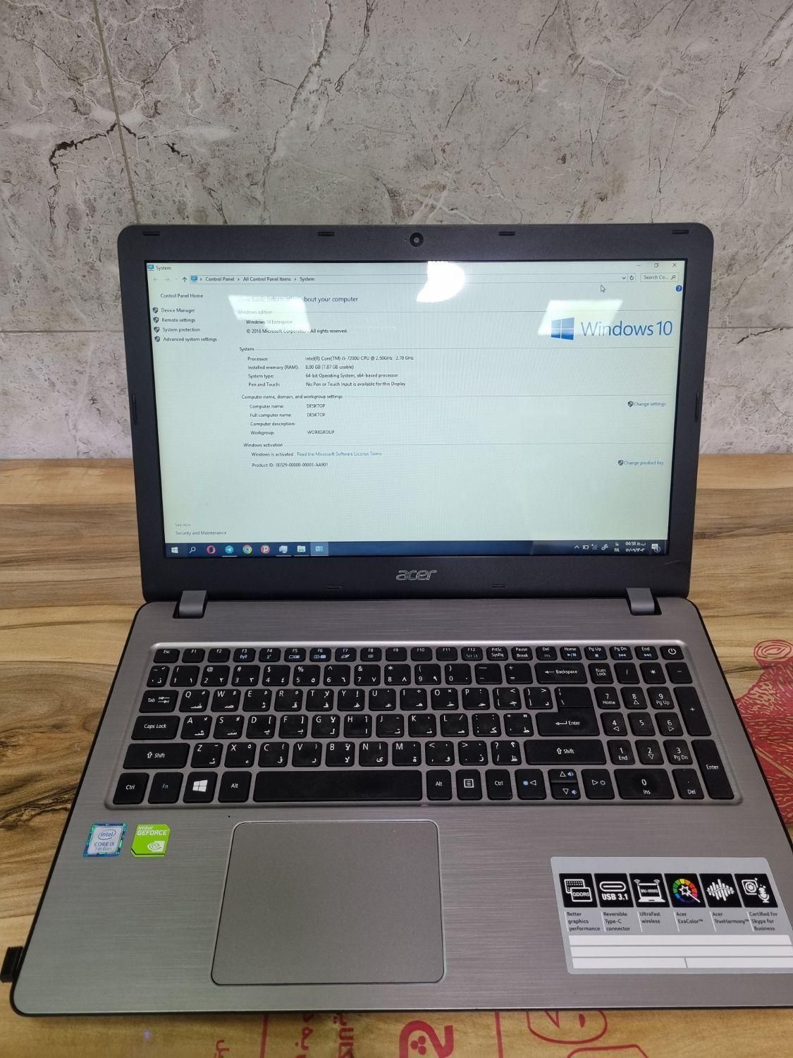 Laptop acerلپتاپ قدرتمند ایسر|رایانه همراه|تهران, نعمت‌آباد|دیوار