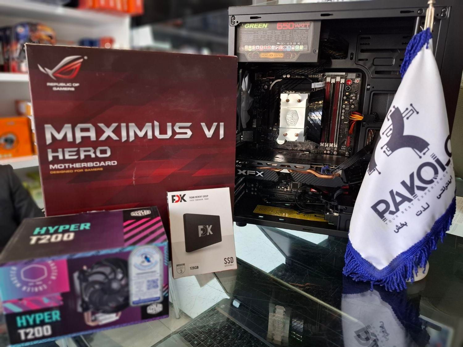 کیس استوک گیمینگ با گرافیک RX 580|رایانه رومیزی|مشهد, هفده شهریور|دیوار