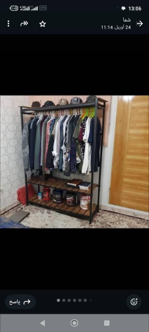 دیوان اکلیلی طلایی رخت بند دکور دار کد ۳۴رگال|بندرخت و رخت‌آویز|تهران, نعمت‌آباد|دیوار