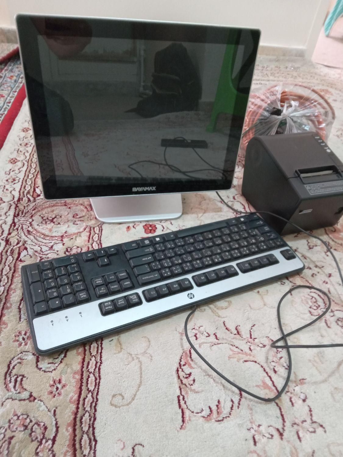 کامپیوتر بایامکس با کیبورد و پرینتر|رایانه رومیزی|تهران, خانی‌آباد نو|دیوار