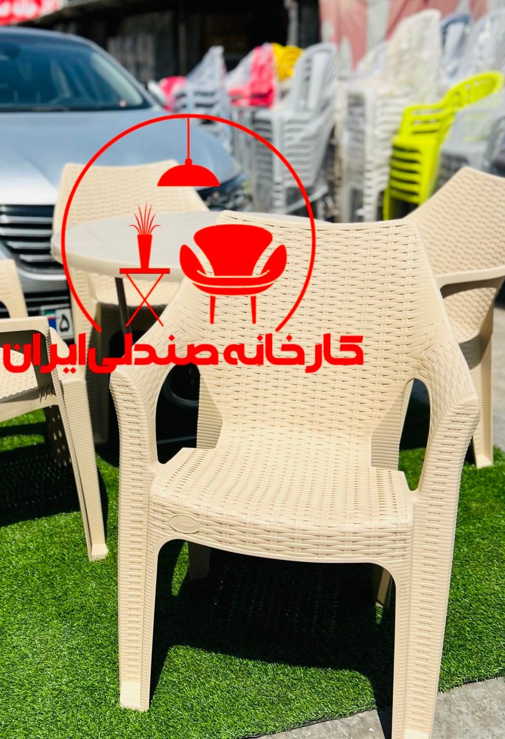 صندلی پلاستیکی باغی ناهارخوری طرح مهران(کارخانه)|صندلی و نیمکت|تهران, میدان ولیعصر|دیوار