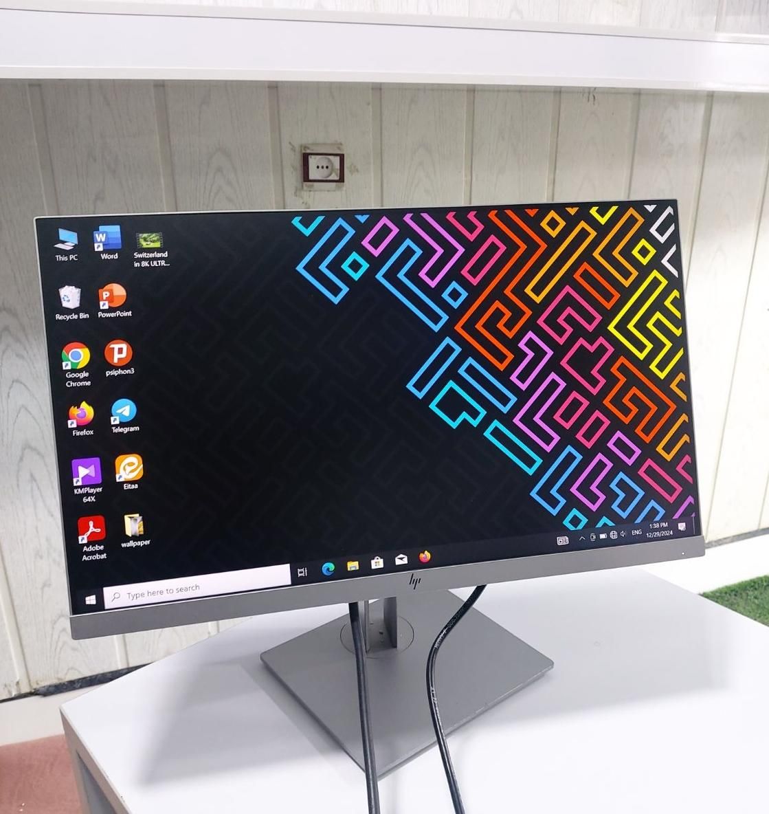 MONITOR HP E244|قطعات و لوازم جانبی رایانه|ایلام, |دیوار