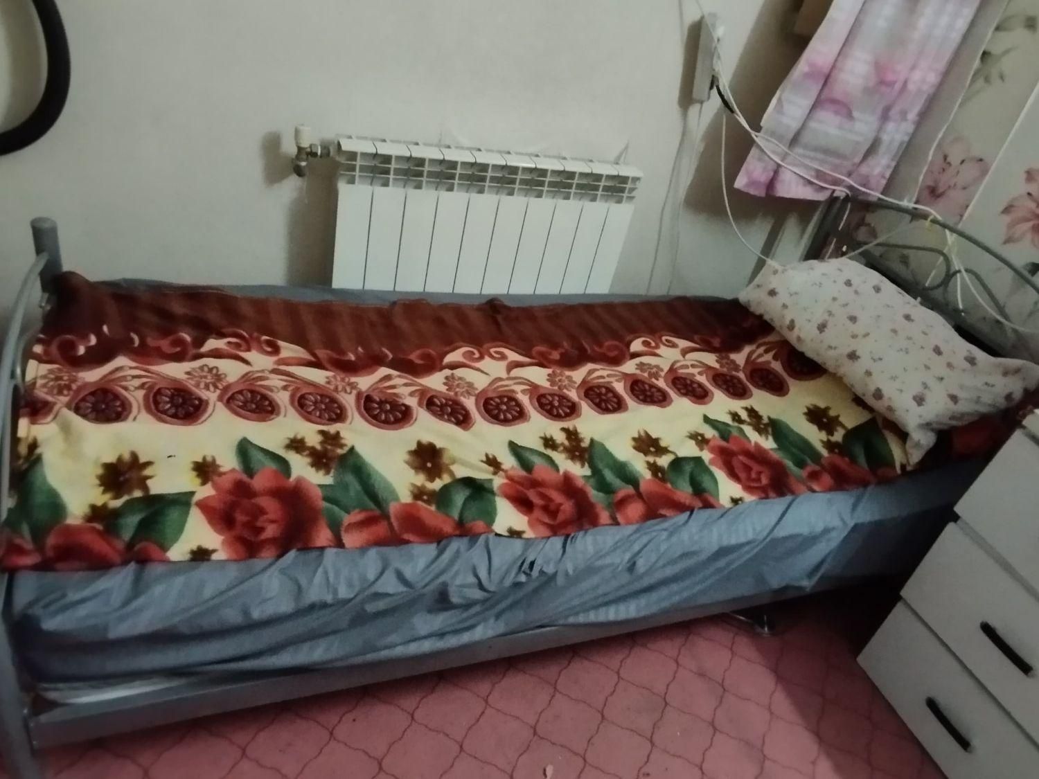 تک فلز ی یک نفره با خوشخواب|تشک تختخواب|شیراز, شهرک گلستان شمالی|دیوار