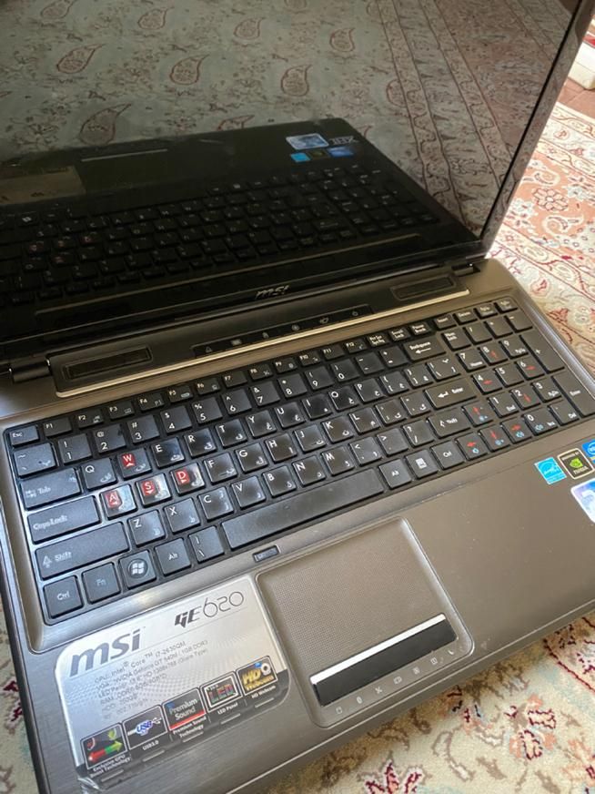 لپ تاپ msi مدل ge620|رایانه همراه|تهران, شهرک غرب|دیوار