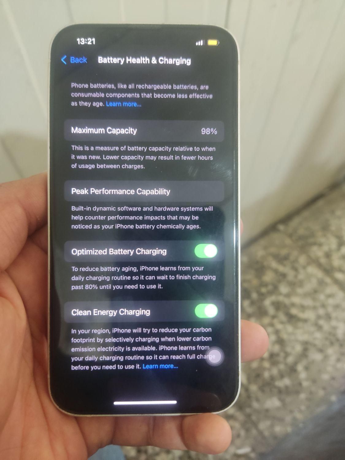اپل iPhone 13 با حافظهٔ ۱۲۸ گیگابایت|موبایل|بهشهر, |دیوار