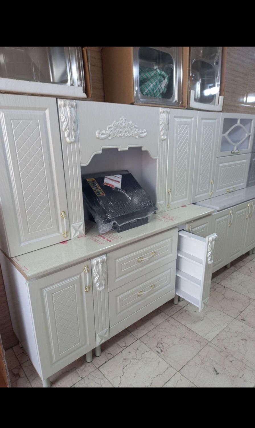 کابینت آماده هود سینک گاز/ام دی اف فلز هایگلاس...|مصالح و تجهیزات ساختمان|خمینی‌شهر, |دیوار