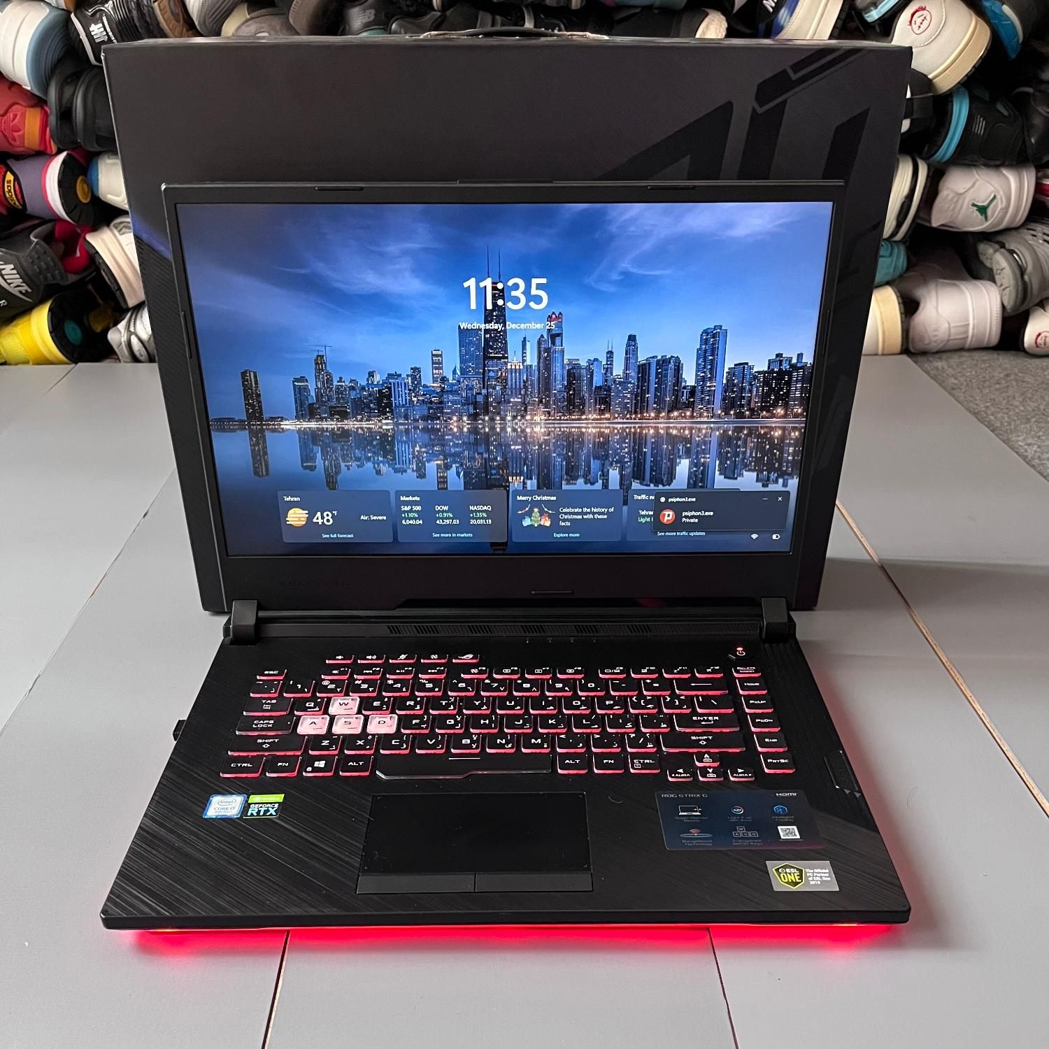 لپ تاپ گیمینگ و رندرینگ ایسوس asus g531gv rog|رایانه همراه|تهران, نارمک|دیوار