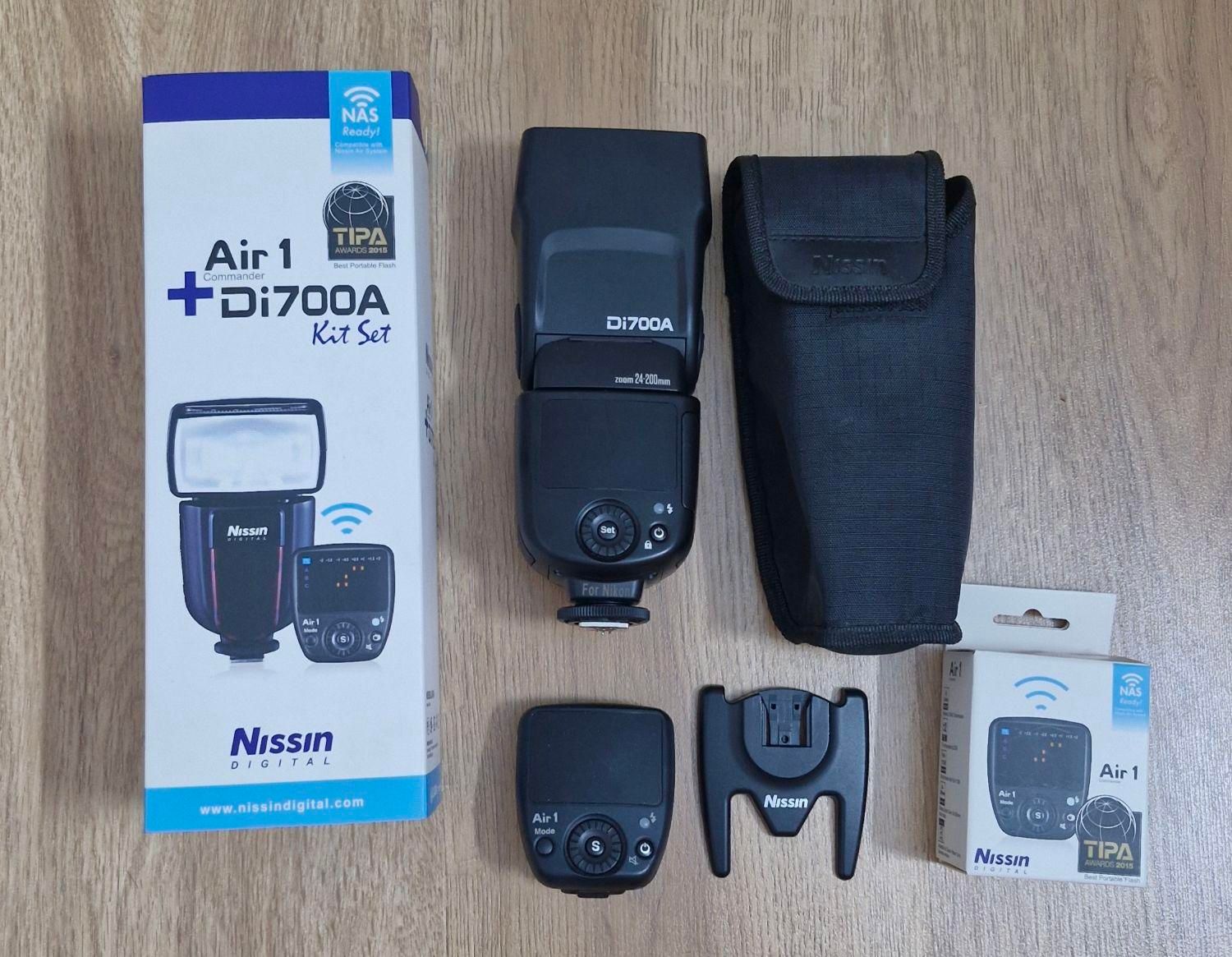 فلاش اکسترنال  Nissin Di700A Flash Kit with Air 1|دوربین عکاسی و فیلم‌برداری|تهران, باغ فیض|دیوار