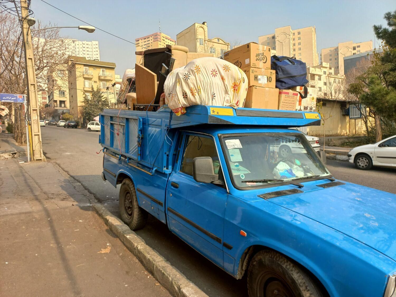 باربری  نیسان بار وانت تلفنی بسته بندی کارگر خالی|خدمات حمل و نقل|تهران, باغ فیض|دیوار