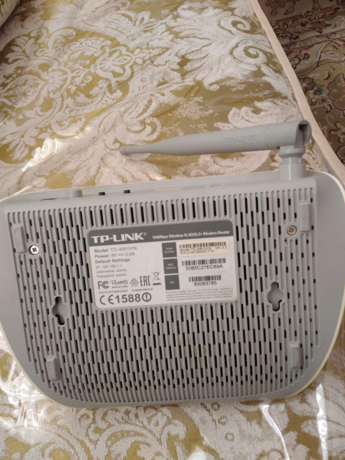 مودم tp link  TD-w8151N|مودم و تجهیزات شبکه|کرمانشاه, |دیوار