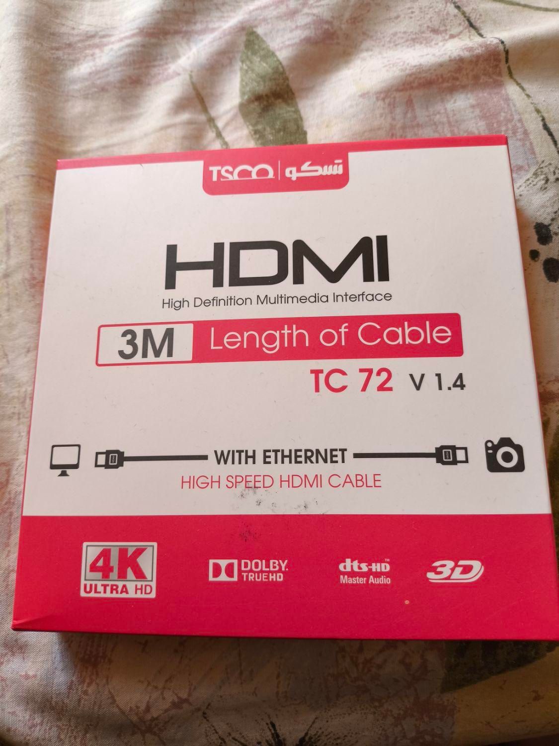 کابل HDMI ۳ متری تسکو|قطعات و لوازم جانبی رایانه|تهران, صادقیه|دیوار