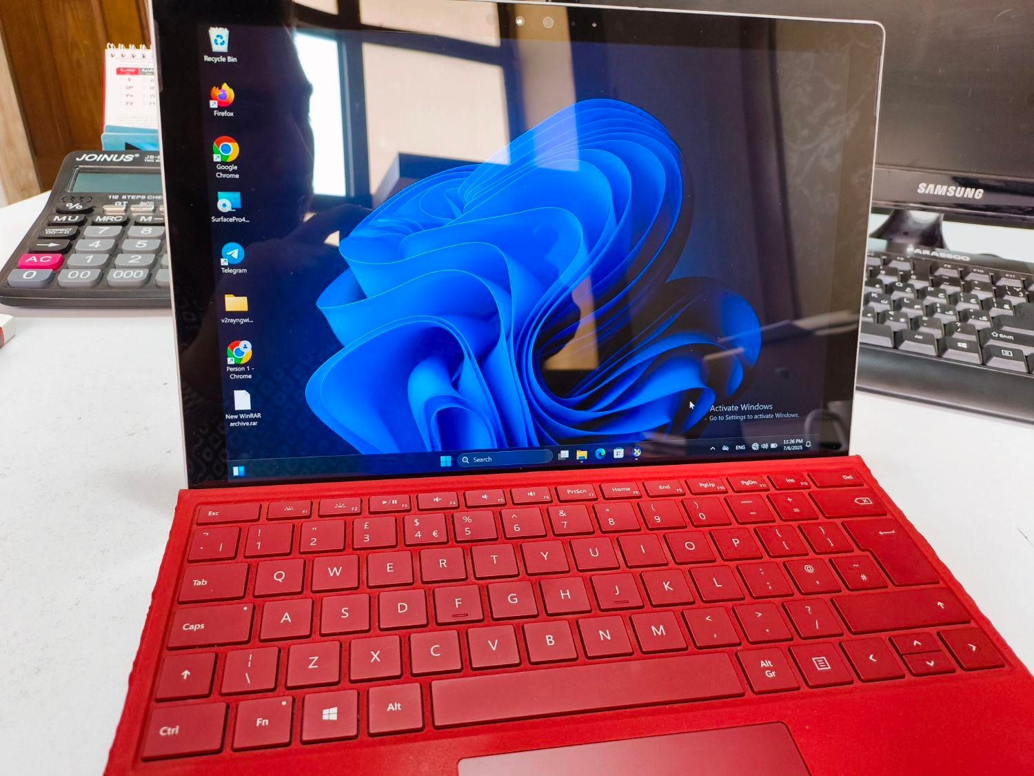 surface سرفیس پرو ۴ با کیبورد|رایانه همراه|اصفهان, ملک|دیوار