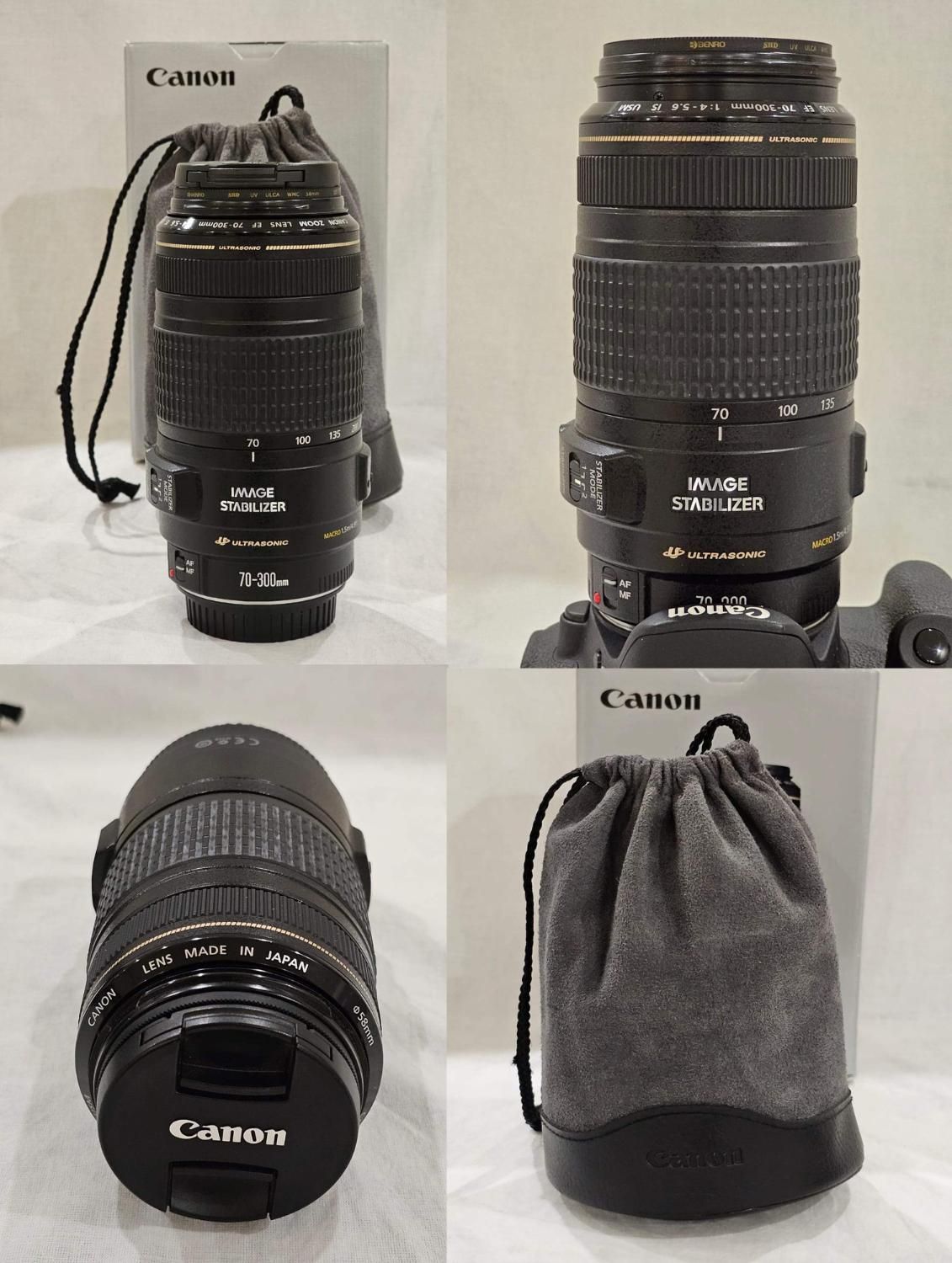 لنز Canon 70-300 EF|دوربین عکاسی و فیلم‌برداری|تهران, اختیاریه|دیوار