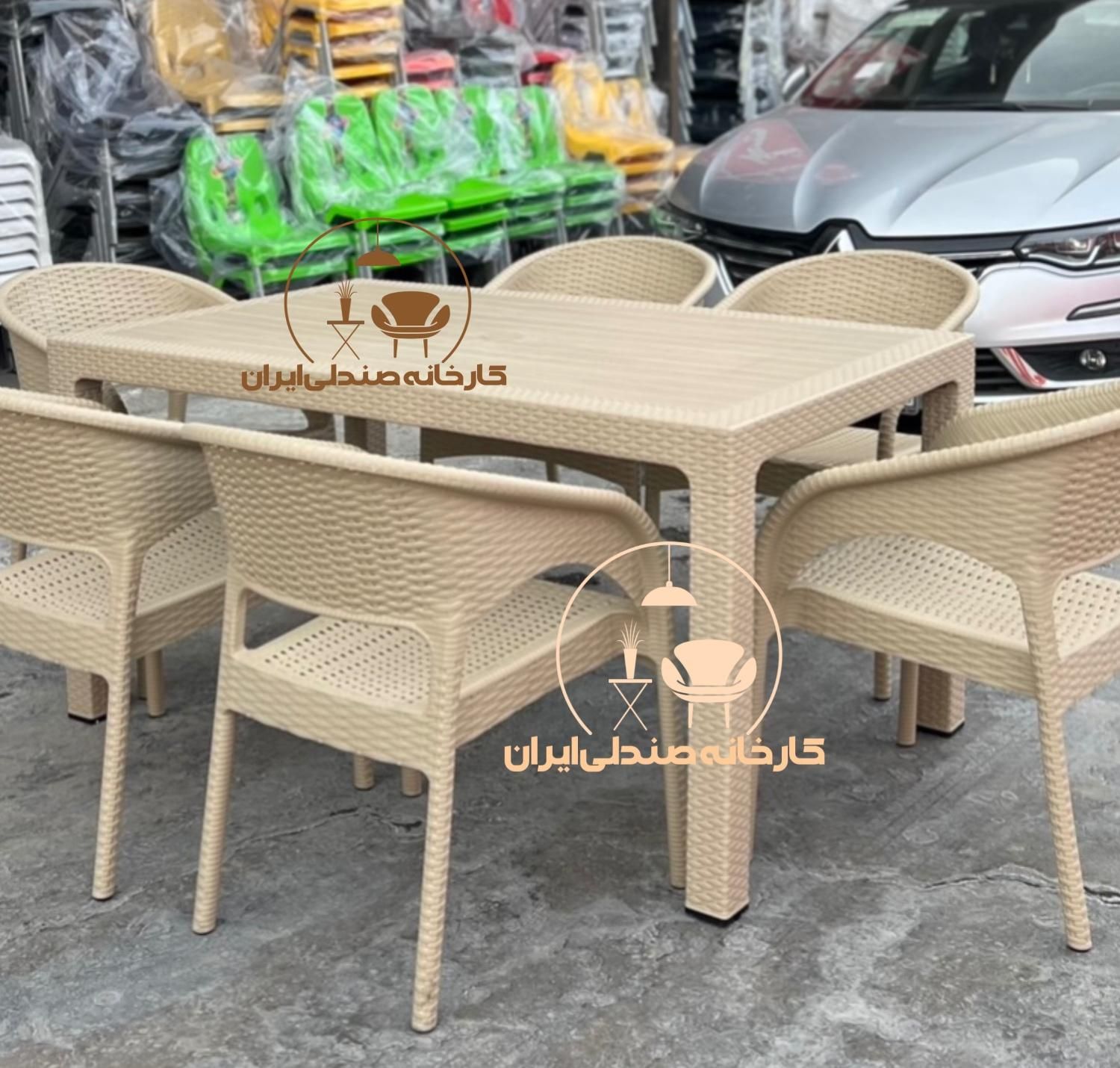 صندلی پلاستیکی میزغذاخوری سیمین(صندلی ایران|میز و صندلی غذاخوری|تهران, میدان ولیعصر|دیوار