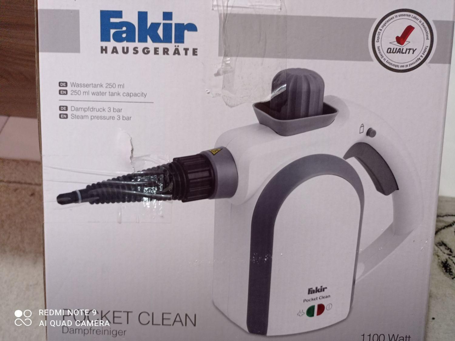 بخار شور fakir pocket clean نو|جاروبرقی، جارو شارژی، بخارشو|تهران, فاطمی|دیوار