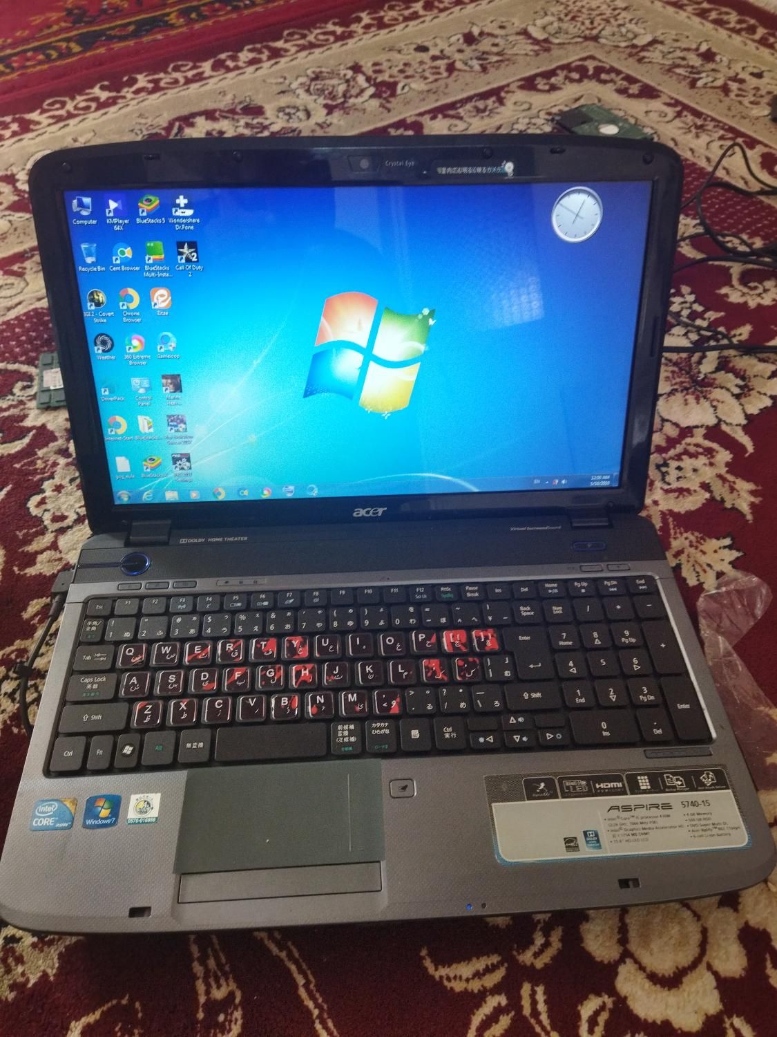 لپ تاپ acer با پردازنده cori5|رایانه همراه|جهرم, |دیوار
