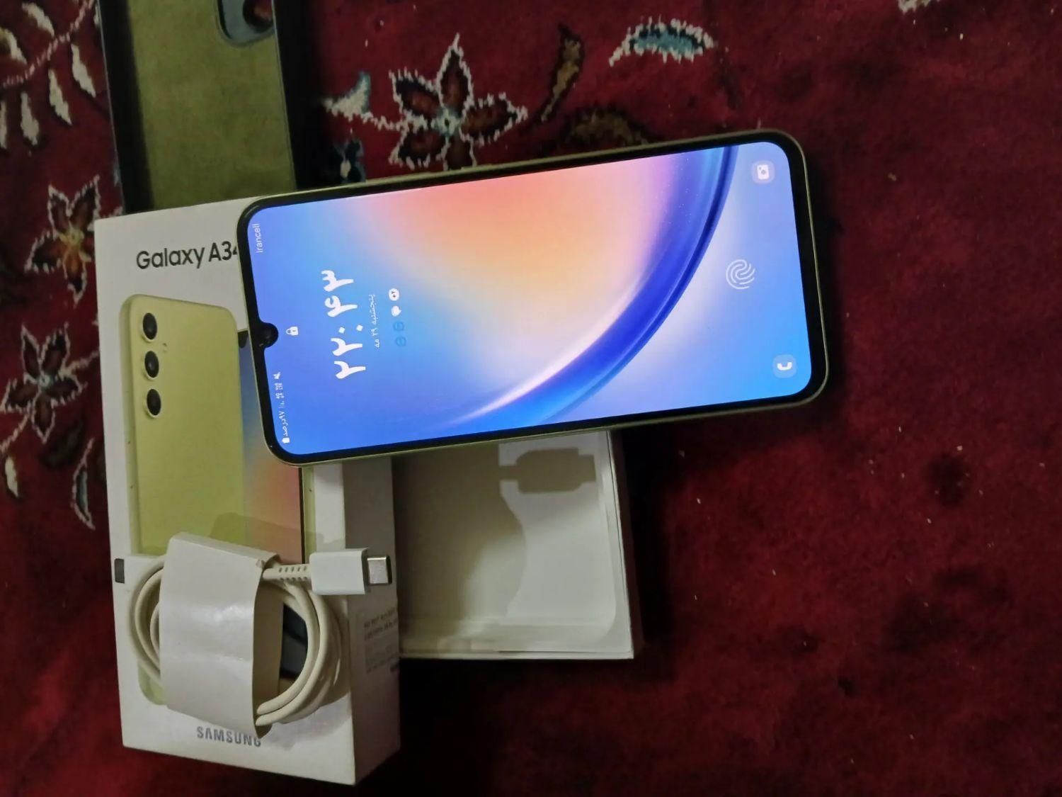 سامسونگ Galaxy A34 با حافظهٔ ۲۵۶ گیگابایت|موبایل|تهران, آذری|دیوار