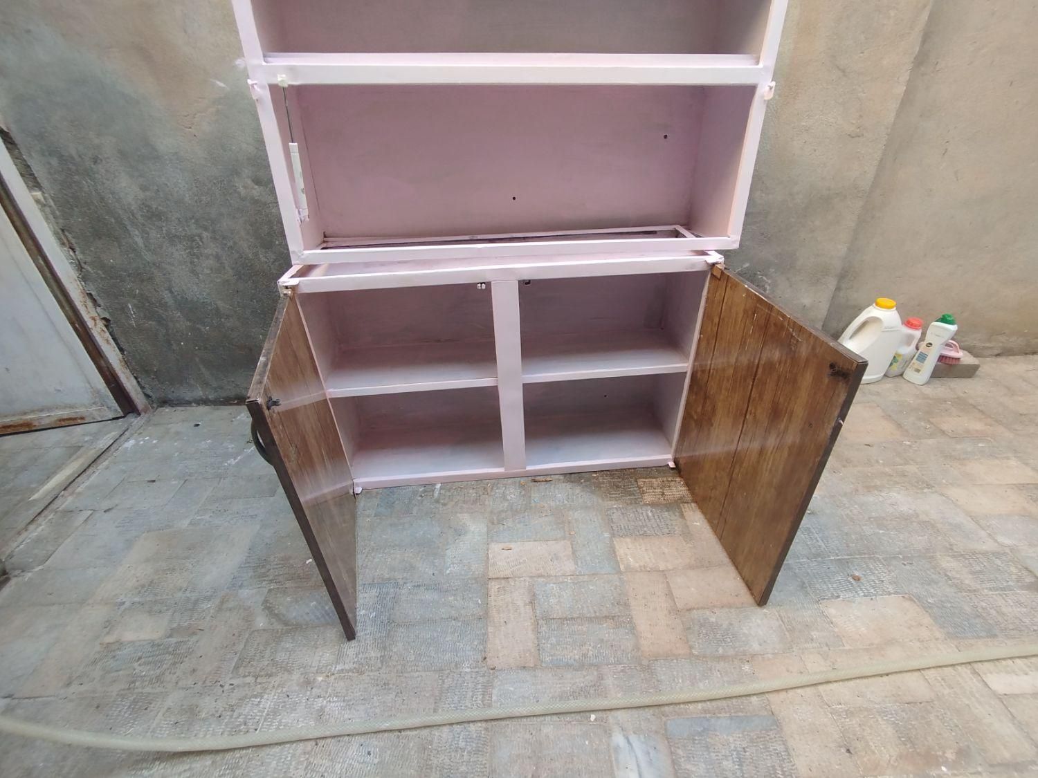 کابینت فلزی درب ام دی اف|آب‌چکان و نظم‌دهنده ظروف|تربت‌حیدریه, آغوی|دیوار