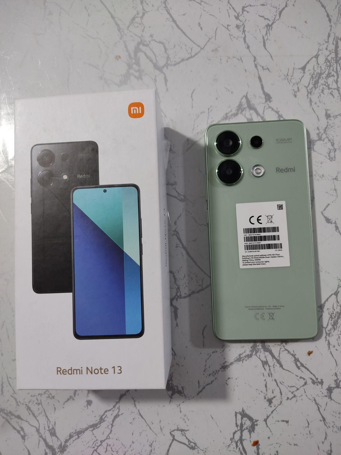 گوشی شیائومی 13 Redmi Note نو حافظه 256 گیگ رام 8|موبایل|تهران, شهرک کیانشهر|دیوار