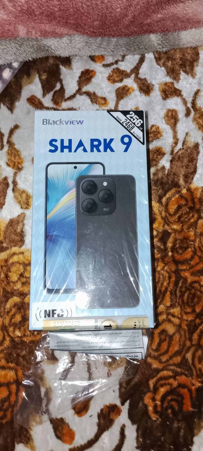 بلک ویو shark 9 با حافظهٔ ۲۵۶ گیگابایت|موبایل|کرمانشاه, |دیوار