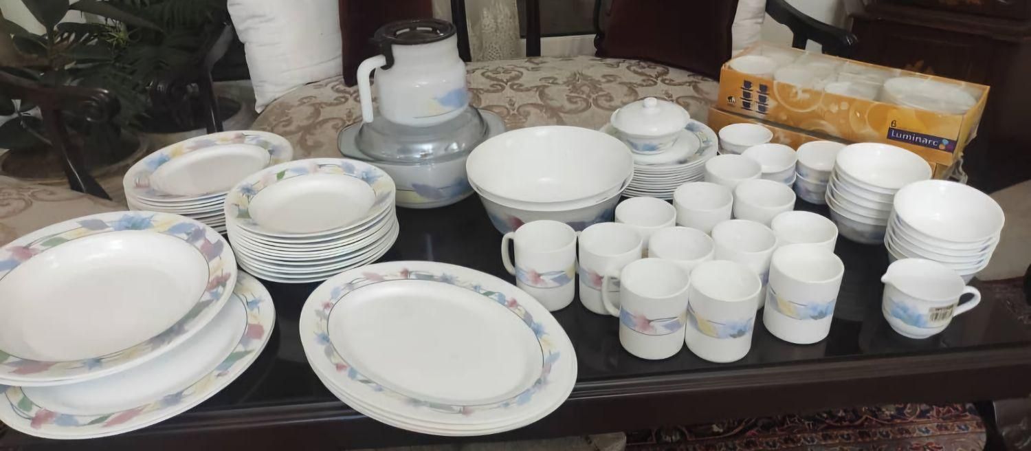 ارکوپال فلو اصل ۱۲نفره|ظروف سرو و پذیرایی|تهران, استاد معین|دیوار