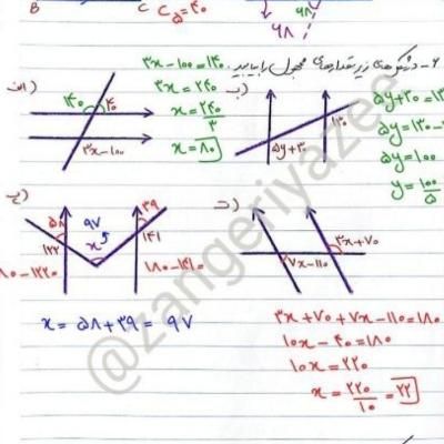 تدریس ریاضی جهت آمادگی برای امتحان دی ماه|خدمات آموزشی|زنجان, |دیوار