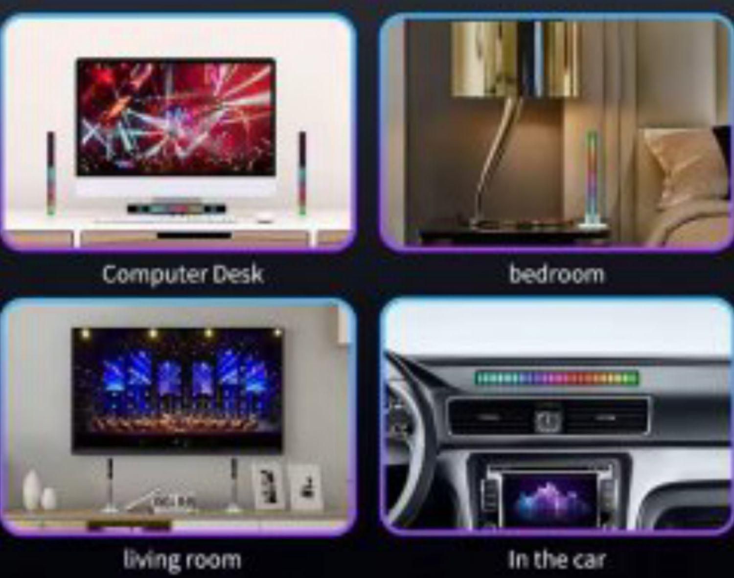 رقص نور اکولایزر حساس به صدا مدل RGB LED|سیستم صوتی خانگی|تهران, آذربایجان|دیوار