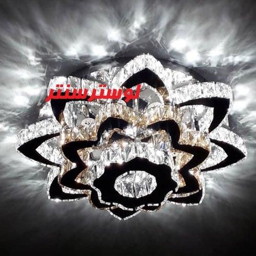 لوستر کریستالی گلبرگ و آویز مدرن با تخفیف|لوستر و چراغ آویز|تهران, سیدخندان|دیوار