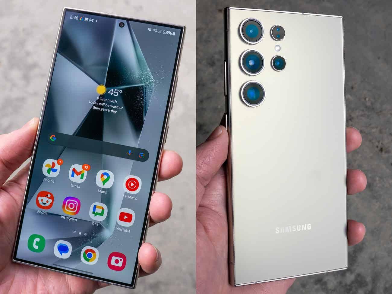 سامسونگ Galaxy S24 Ultra با حافظهٔ ۲۵۶ گیگابایت|موبایل|تهران, صد دستگاه|دیوار