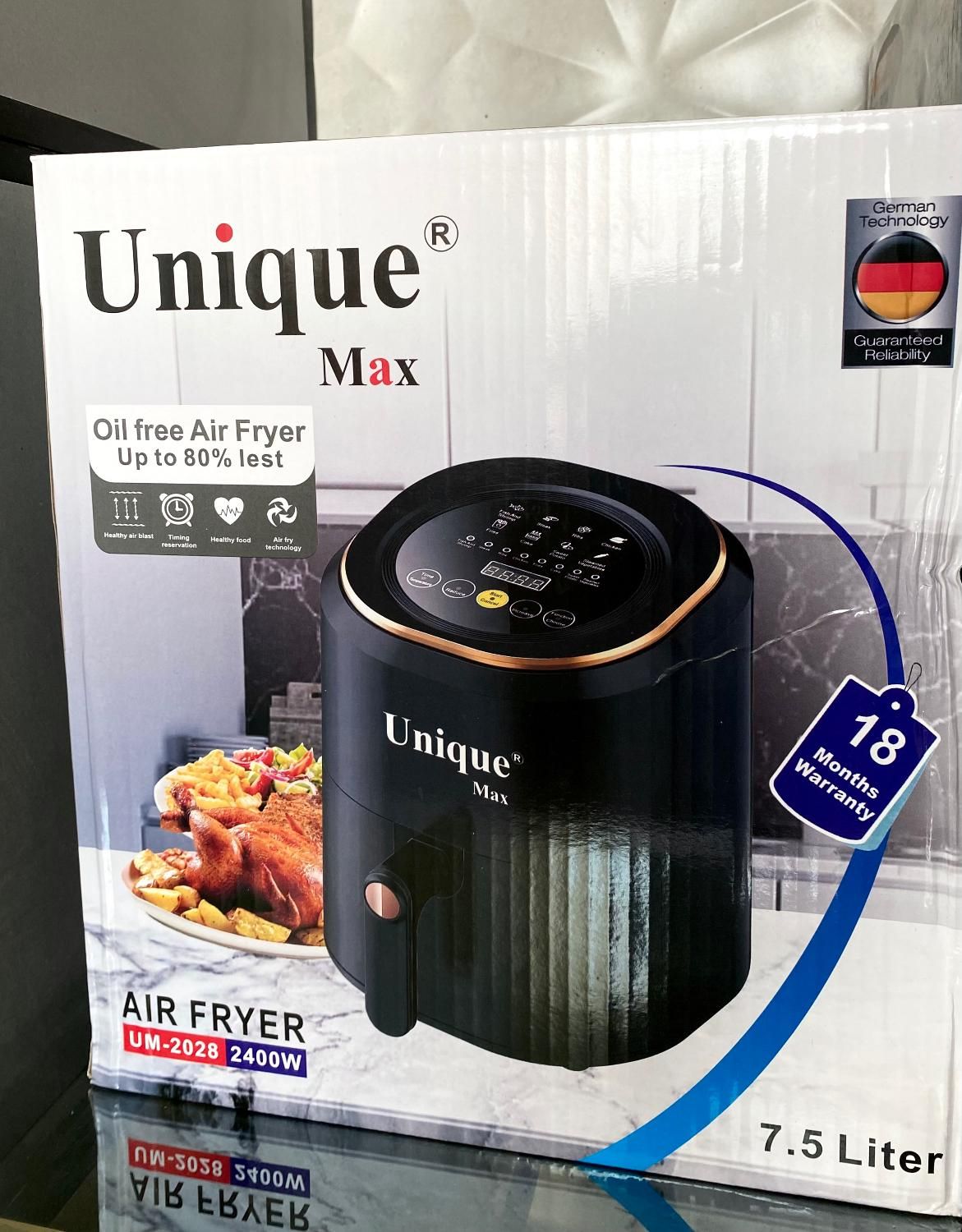 سرخ کن بدون روغن ( هواپز) Air Fryer Unique max|اجاق گاز و لوازم برقی پخت‌وپز|تهران, هفت چنار|دیوار