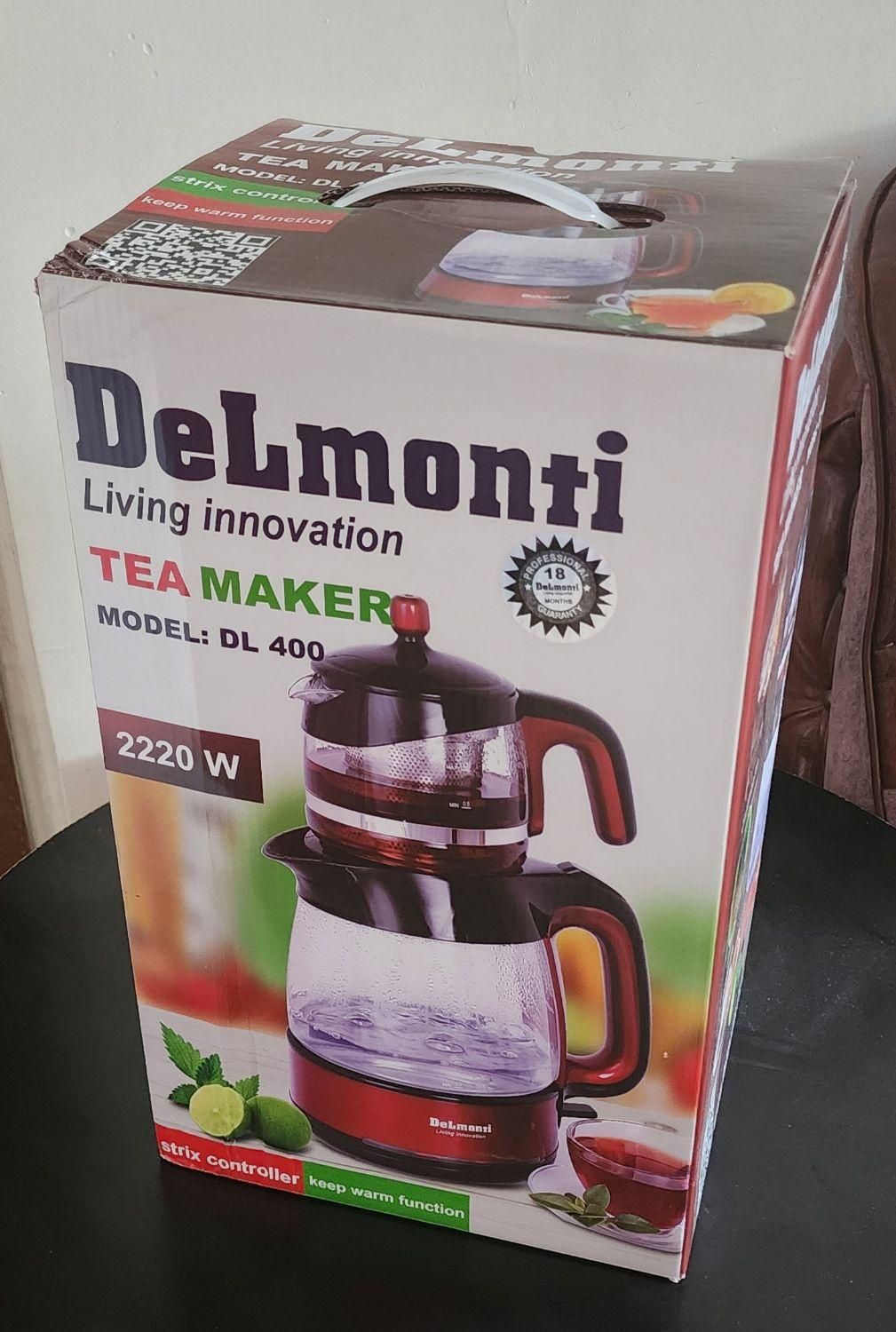 کتری برقی - چای ساز دلمونتی مدل DL 400|سماور، چای‌ساز، قهوه‌ساز|تهران, تهرانپارس غربی|دیوار