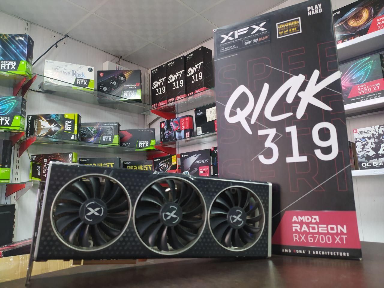 کارت گرافیک Rx 6700 xt xfx Qick 12G درحدنو|قطعات و لوازم جانبی رایانه|تهران, آذربایجان|دیوار