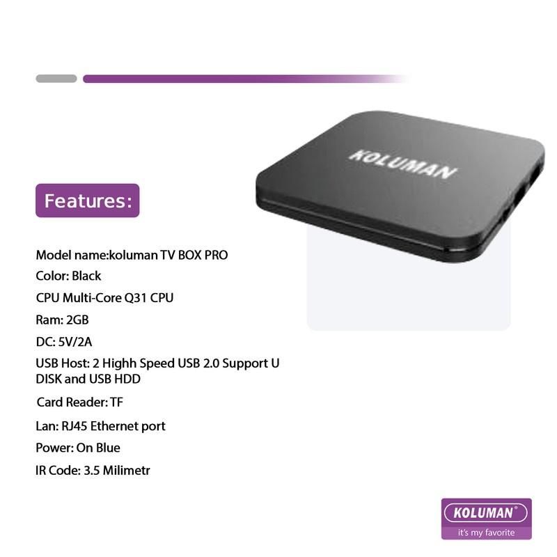 اندروید باکس کلومن مدل TV Box PRO|پخش‌کننده همراه|تهران, میدان ولیعصر|دیوار