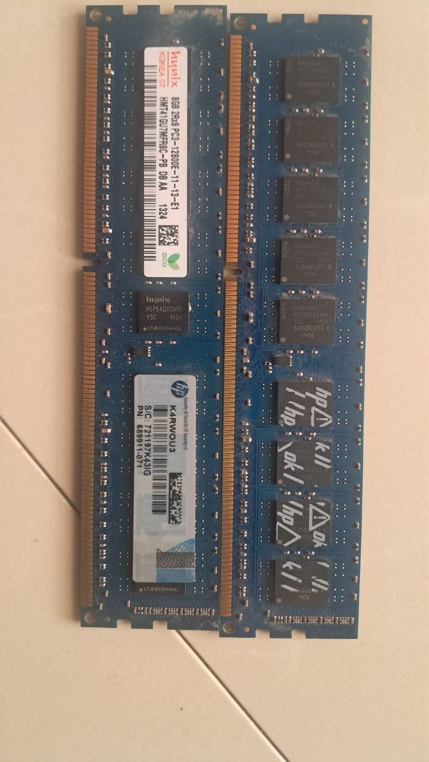 دو عدد رم ddr3|قطعات و لوازم جانبی رایانه|تهران, استخر|دیوار