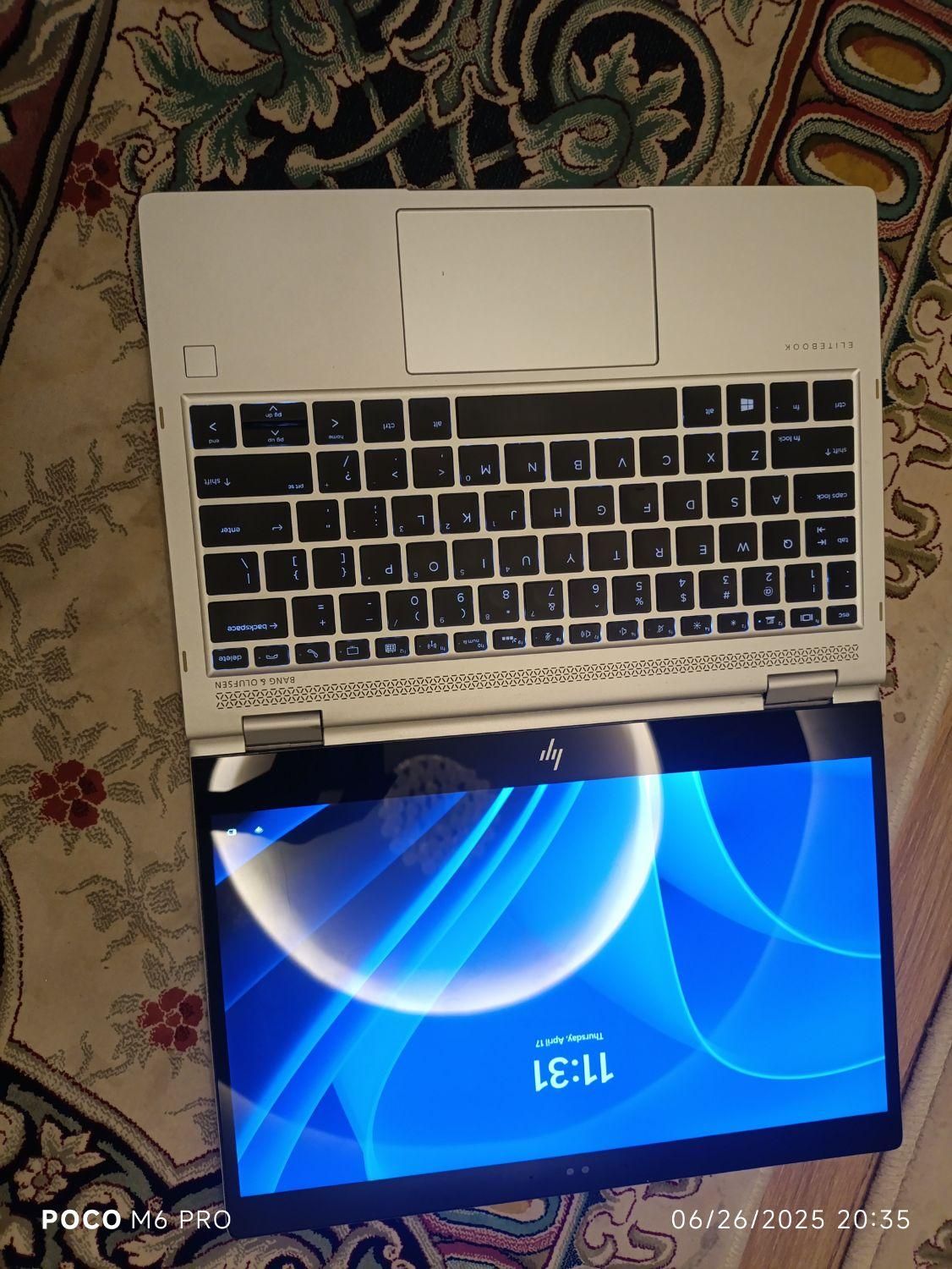 لپ تاب تاچ مدل  HP Elitebook x360 1020 G2|رایانه همراه|سنندج, |دیوار