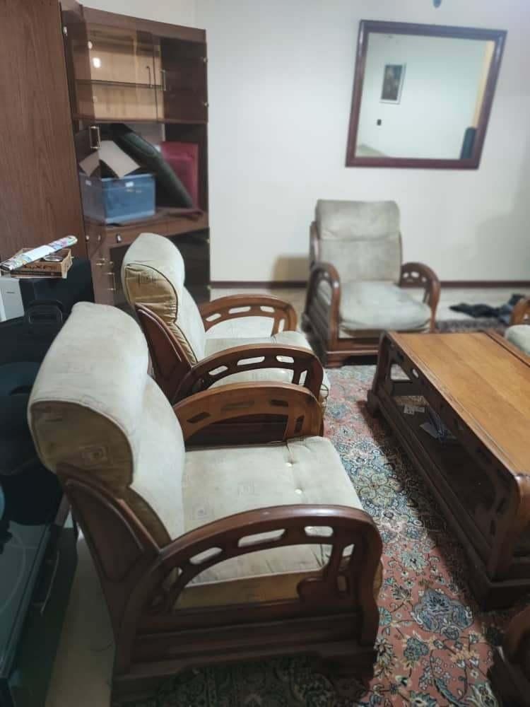 مبلمان ۷نفره چوب راش یخچال لباس شویی|حراج|تهران, شهرک دانشگاه تهران|دیوار