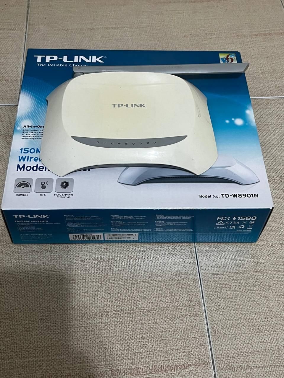 مودم tp-link مودل TD-W8901N|مودم و تجهیزات شبکه|تهران, امیریه|دیوار