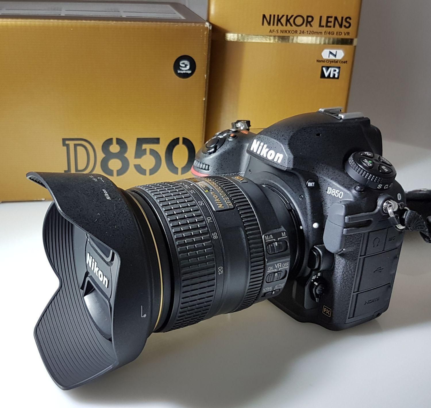 دوربین عکاسی نیکون Nikon D850 با لنز 120-24|دوربین عکاسی و فیلم‌برداری|تهران, اکباتان|دیوار