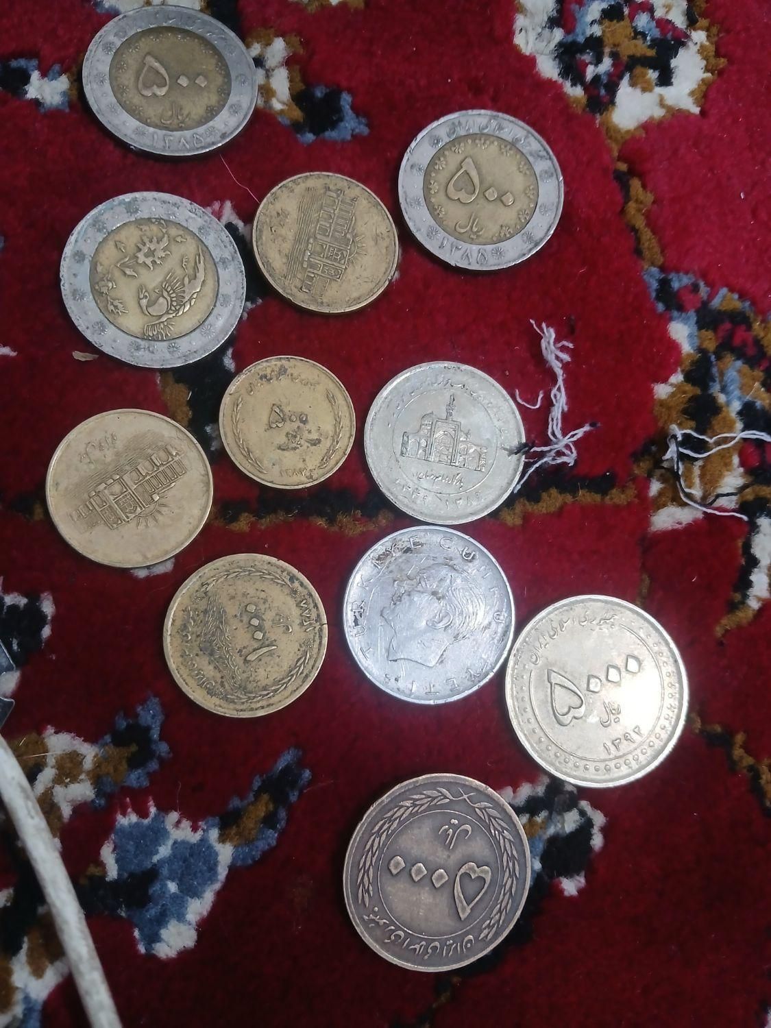 سکه های قدیمی|کلکسیون سکه، تمبر، اسکناس|میاندوآب, |دیوار