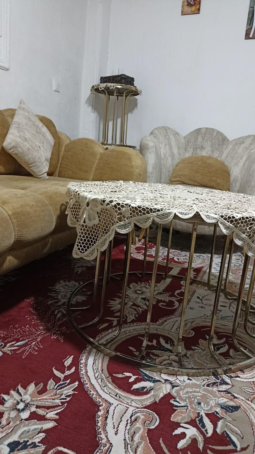 مبلمان ۸ نفره در حد نو کاملا تمیز|مبلمان خانگی و میز عسلی|تهران, سرآسیاب مهرآباد|دیوار