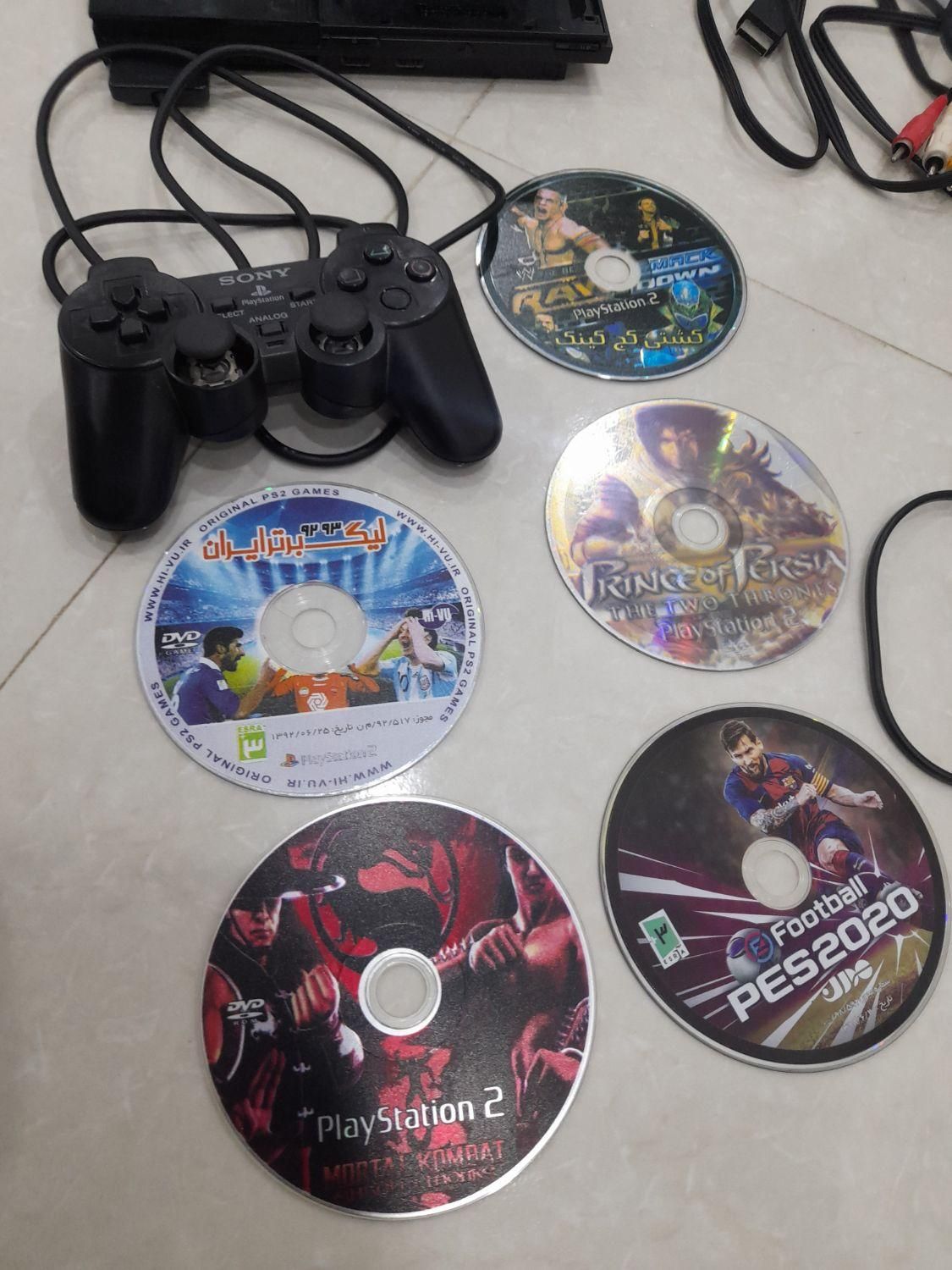 ps2کامل سالم با ۵ دیسک و یک دسته ps4 و با یک دسته|کنسول، بازی ویدئویی و آنلاین|گنبد کاووس, |دیوار