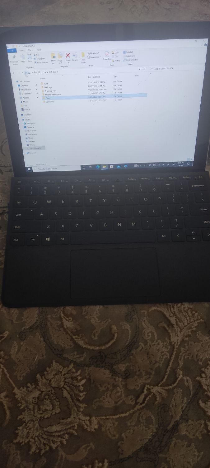 مایکروسافت surface go1 بسیار تمیز|رایانه همراه|تهران, چیتگر|دیوار
