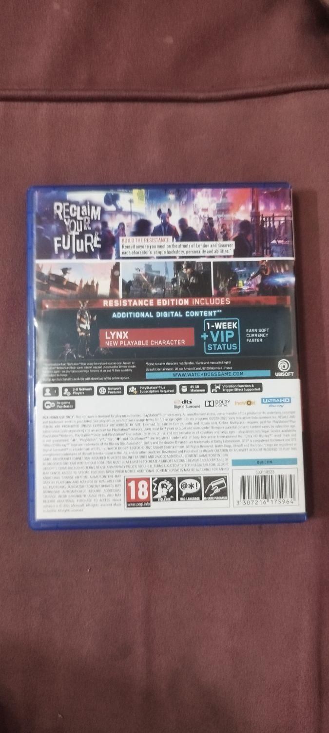 بازی واچ داگز لژیون Watch Dogs Ligion  PS5|کنسول، بازی ویدئویی و آنلاین|تهران, آذربایجان|دیوار