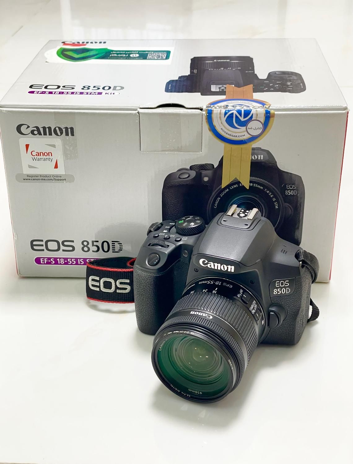 دوربین canon 850d با لنز 18-55 stm|دوربین عکاسی و فیلم‌برداری|رشت, دیلمان|دیوار