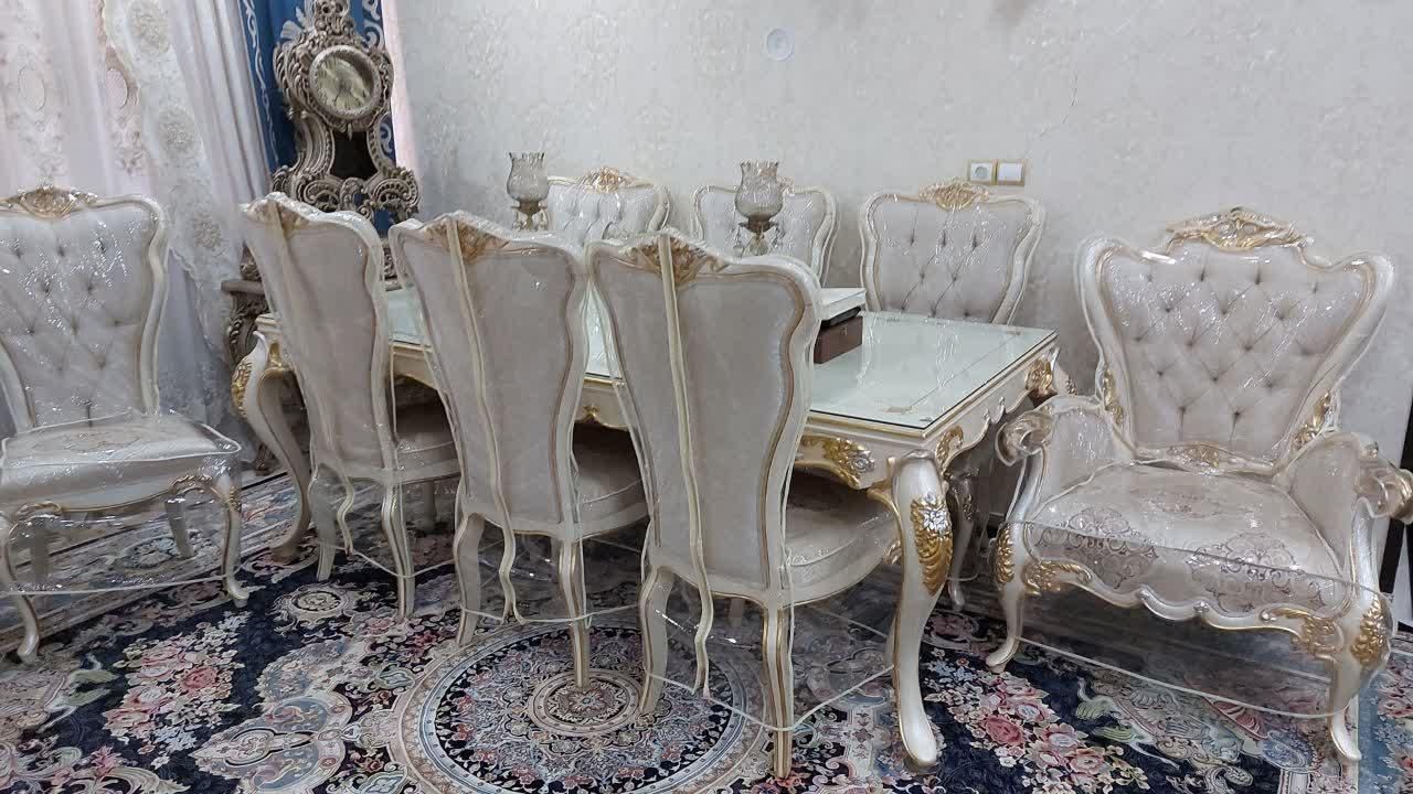 میز نهار خوری|میز و صندلی غذاخوری|اشتهارد, |دیوار