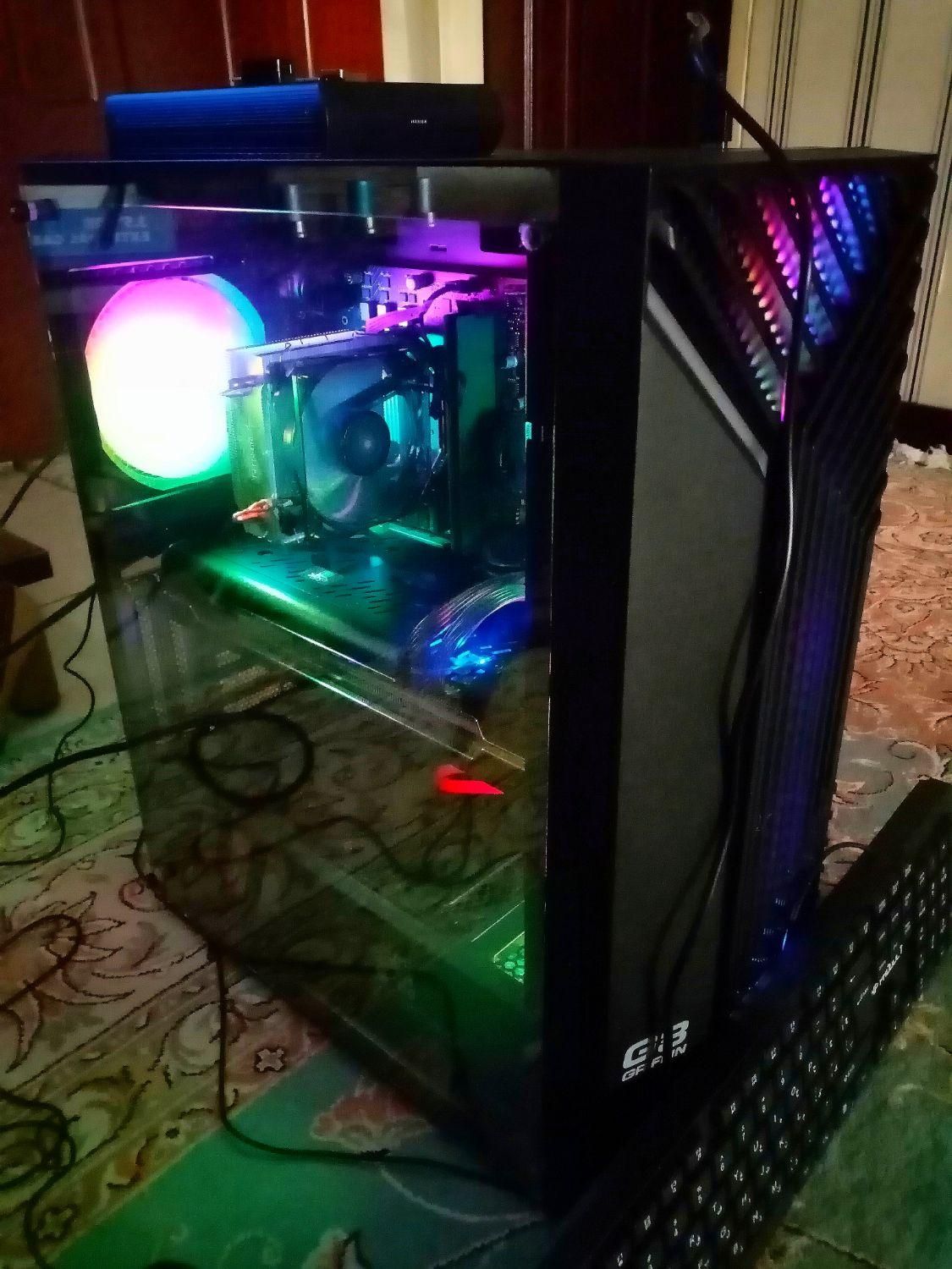 کیس گیمینگ نسل 12 گرافیک 5700XT Thicc III فول بازی|رایانه رومیزی|تهران, استاد معین|دیوار