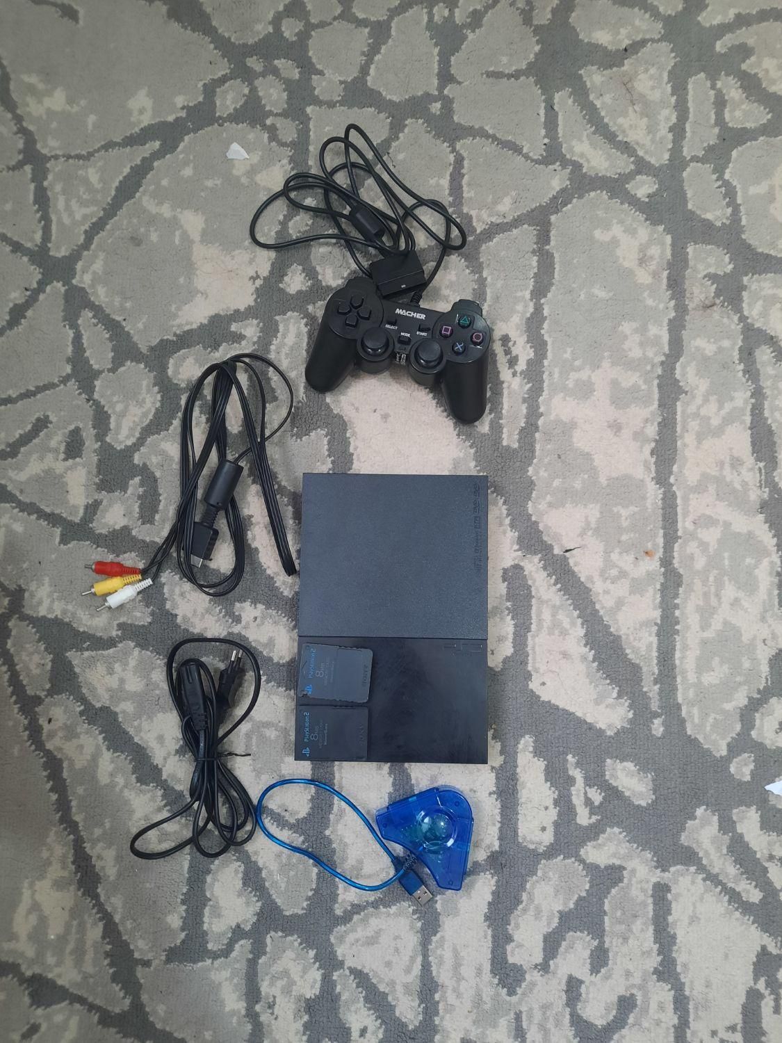 ps2  همراه با دسته نو|کنسول، بازی ویدئویی و آنلاین|تهران, مجیدیه|دیوار
