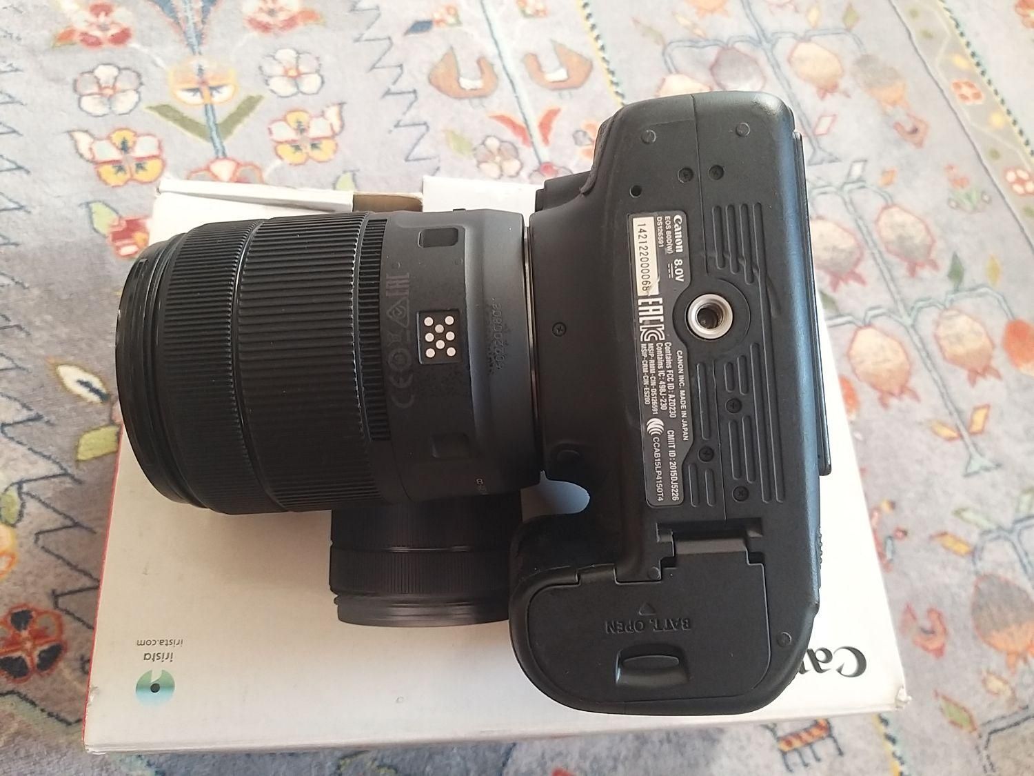 کانن ۸۰d دوربین canon 80d کنون ۸۰ دی|دوربین عکاسی و فیلم‌برداری|تهران, ائمه اطهار|دیوار